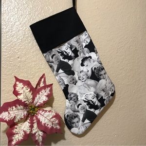 Marilyn Monroe Christmas stocking